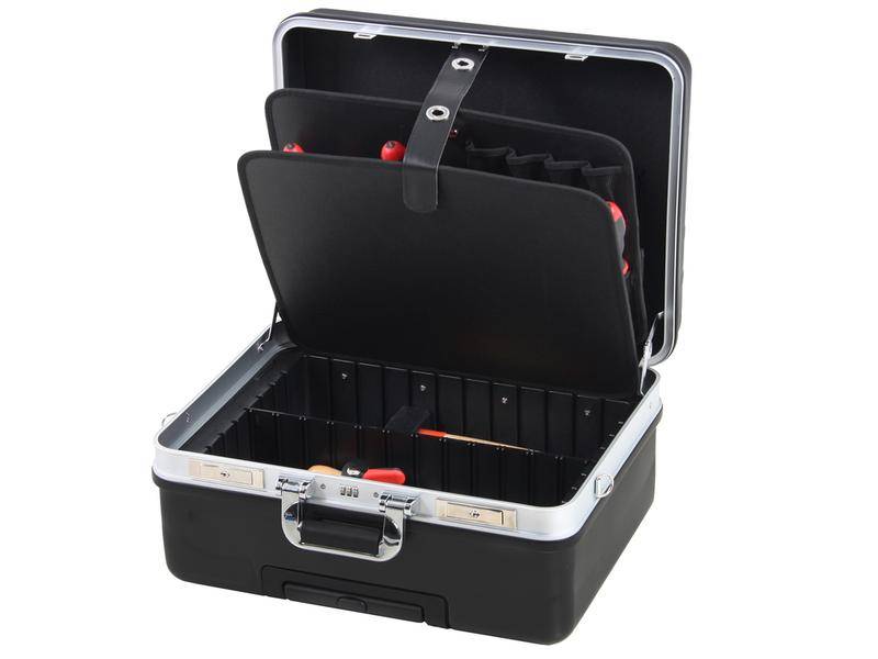 Rollbarer Service- und Montagekoffer aus ABS Kunststoff, 36 Liter Volumen-3