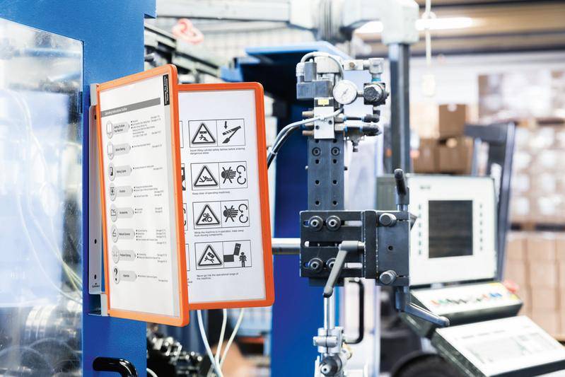 Durable Sichttafelsystem, Vario®Magnetic Wall 5, zur Wandanwendung, Komplettset, orange-0