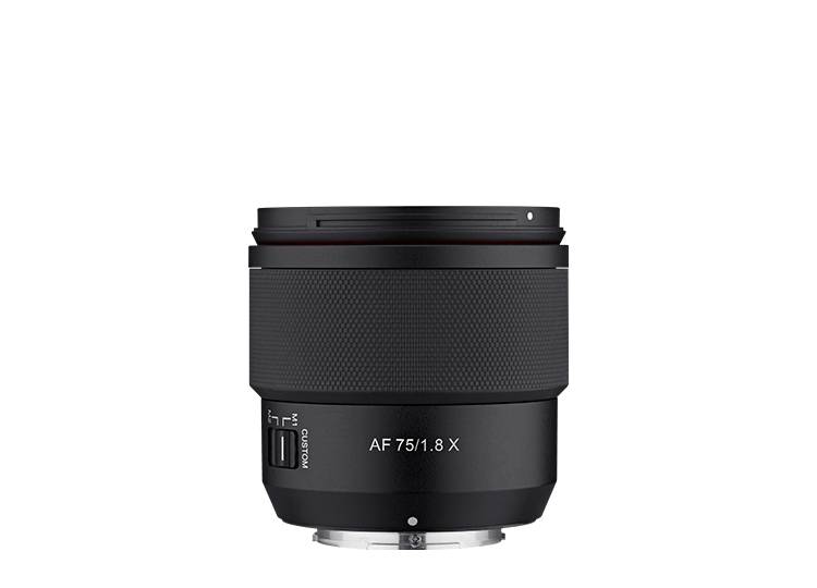 Samyang AF 75mm f / 1.8 Fuji X, 10/9, Sony FE, Autofokus-1