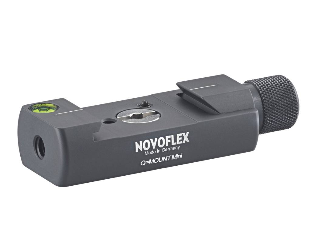 Novoflex Q=Mount Mini, Löseplatte, Grau, Aluminium, 1/4 Zoll, 75 mm, 25 mm-0