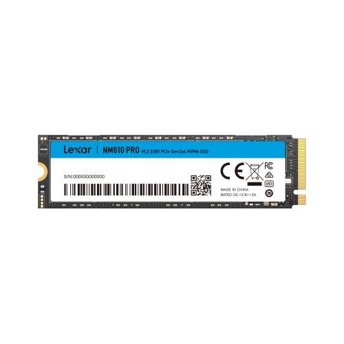 Lexar NM610 Pro - SSD - 500 GB - intern - M.2 2280 - PCIe 3.0 x4 (NVMe)-1