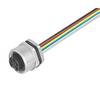 Weidmüller 1292390000 Sensor-/Aktor-Einbausteckverbinder 7/8" Buchse, Einbau Polzahl Sensoren: 3 1 St.