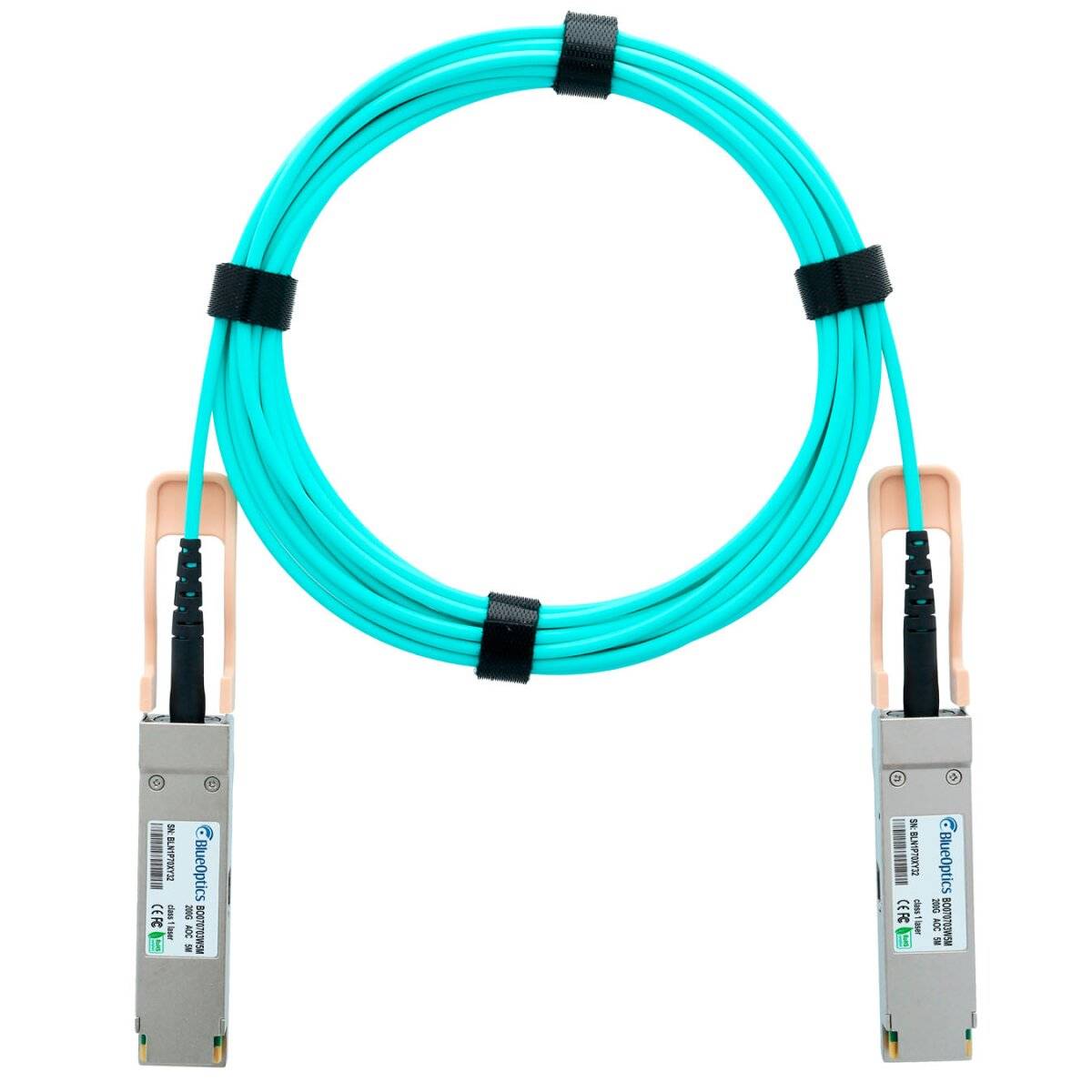 BLUEOPTICS - NVIDIA MFS1S00-H007V QSFP56 BlueOptics Aktives Optisches Kabel (AOC), 200Gb/s,7 Meter-0