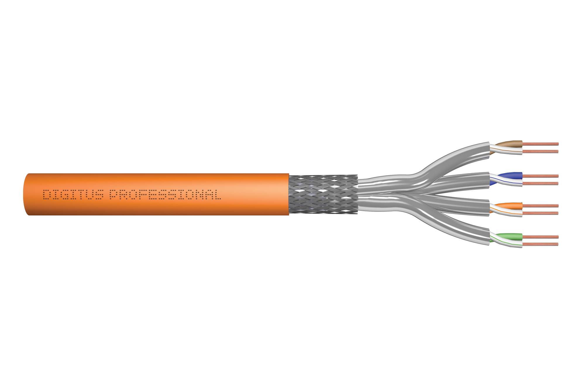 DIGITUS CAT 7 S/FTP Datenkabel - Verlegekabel, 1000 m, Simplex, B2ca-2