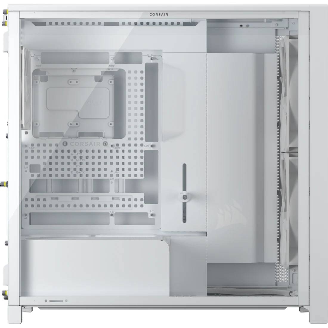 Corsair FRAME 5000D WOOD RS, Midi Tower, PC, Walnuss, Weiß, ATX, EATX, micro ATX, Mini-ITX, Kunststoff, Stahl, Gehärtete-2
