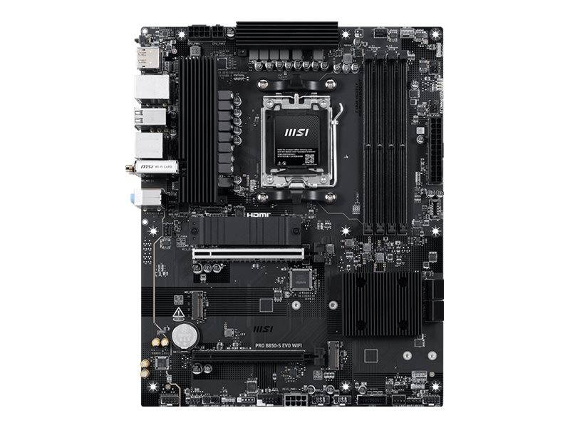 MSI PRO B850-S EVO WIFI - Motherboard - ATX - Socket AM5 - AMD B850 Chipsatz - USB-C 3.2 Gen2, USB 3.2 Gen 1, USB 3.2 Ge-0