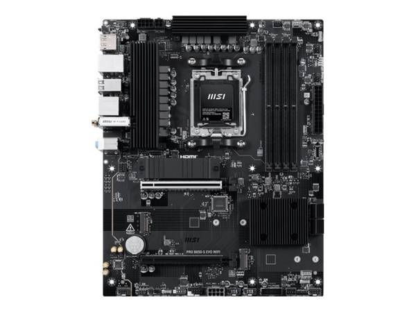 MSI PRO B850-S EVO WIFI - Motherboard - ATX - Socket AM5 - AMD B850 Chipsatz - USB-C 3.2 Gen2, USB 3.2 Gen 1, USB 3.2 Ge