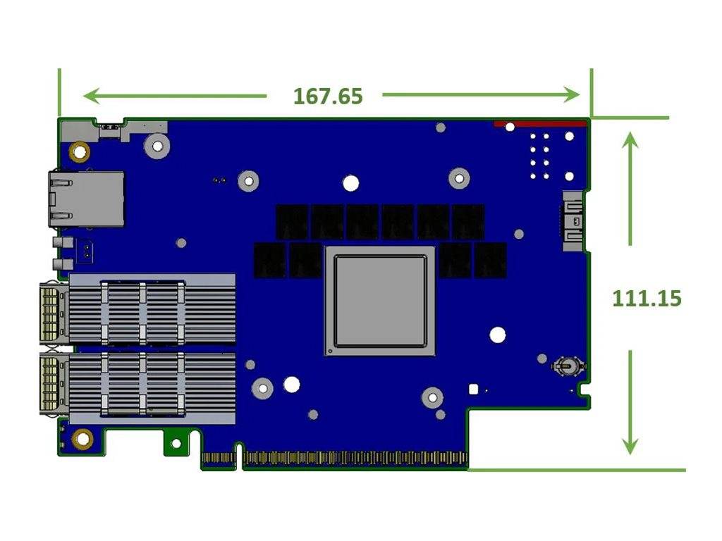 NVIDIA BlueField-3 E-Series B3220L - Netzwerkadapter-0