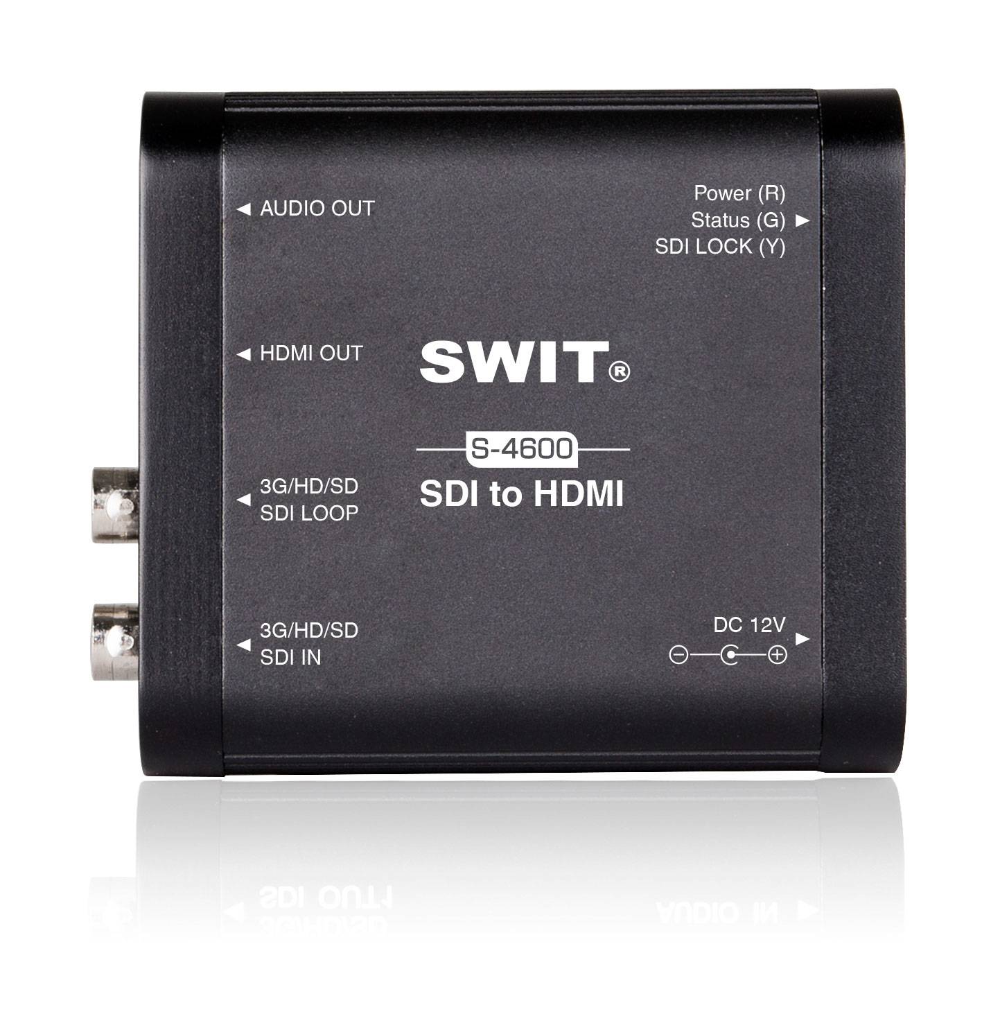 SWIT ELECTRONICS S-4600 - Heavy Duty 3G-SDI zu HDMI Mini-Konverter - in schwarz-0