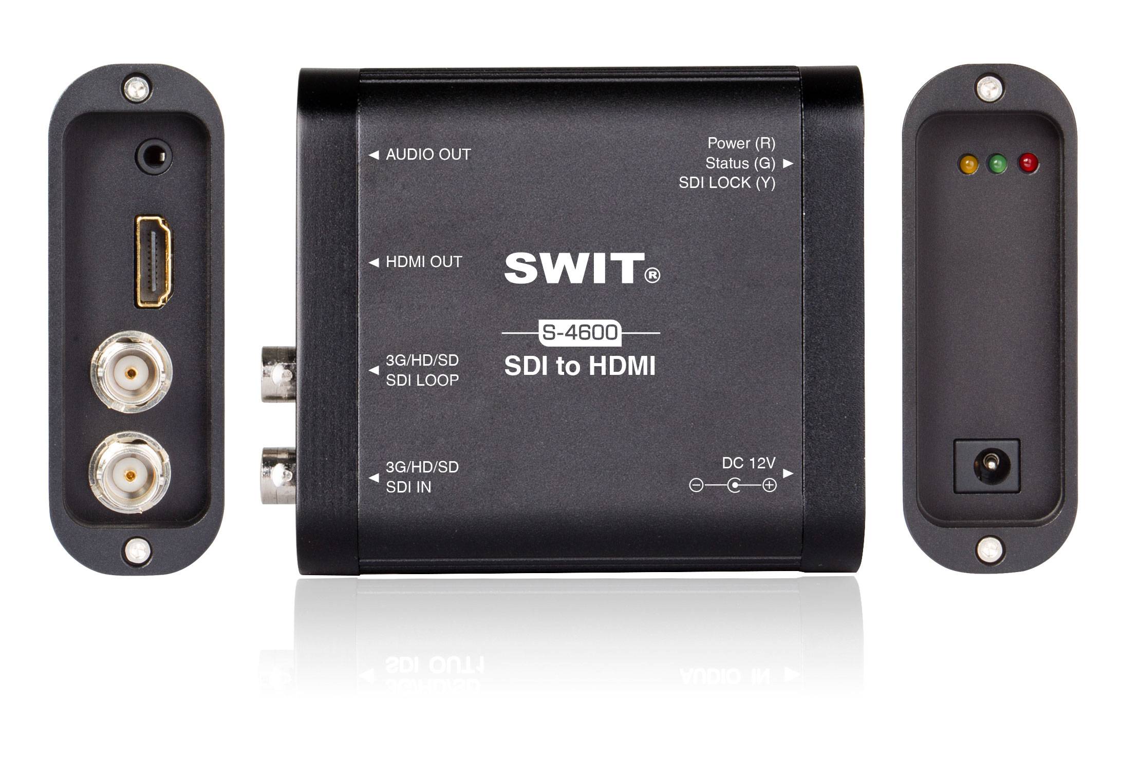 SWIT ELECTRONICS S-4600 - Heavy Duty 3G-SDI zu HDMI Mini-Konverter - in schwarz-2