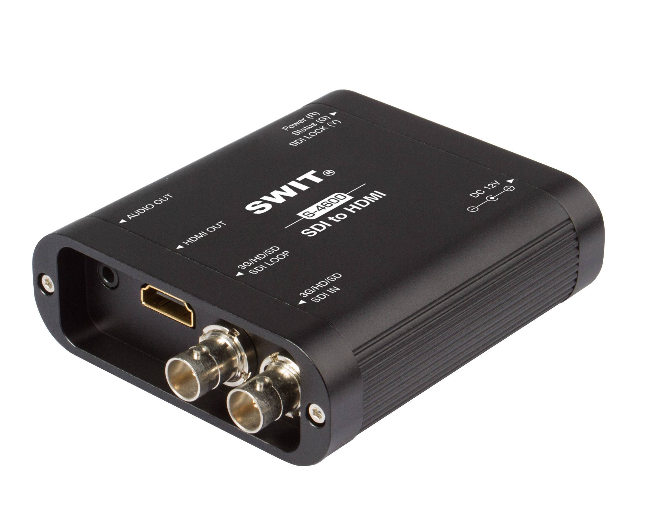 SWIT ELECTRONICS S-4600 - Heavy Duty 3G-SDI zu HDMI Mini-Konverter - in schwarz-3