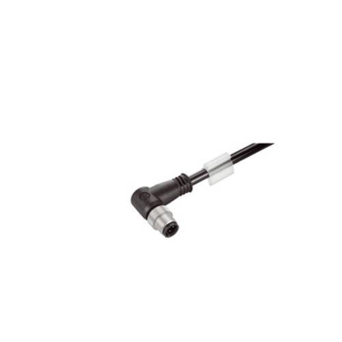 Weidmüller 1025940010 Sensor-/Aktor-Datensteckverbinder, konfektioniert M12 Stecker, gerade 1.00 m Polzahl Sensoren: 4 1...