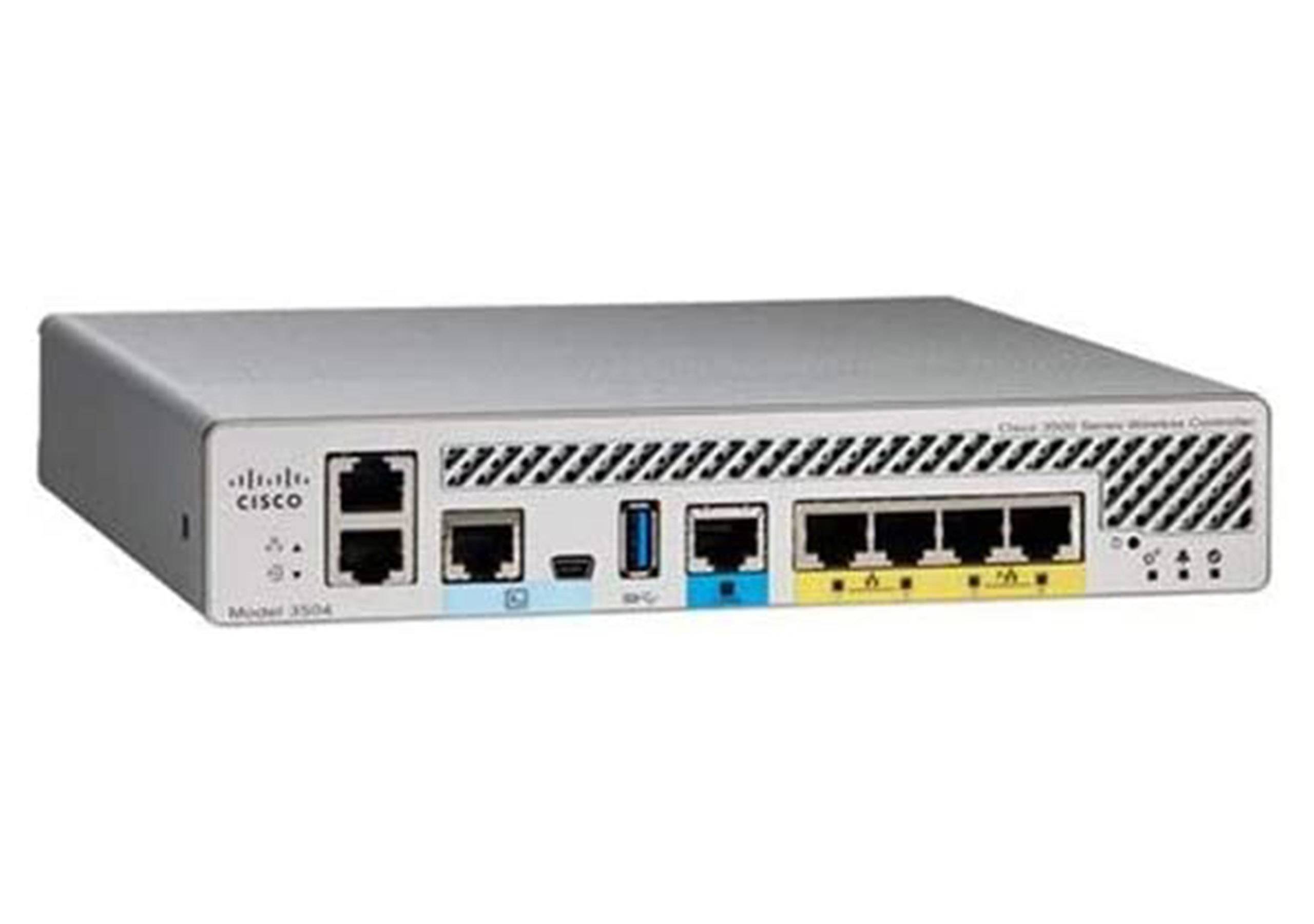 Cisco Wireless Controller 3504 - Netzwerk-Verwaltungsgerät - 4 Anschlüsse - PPP, 10 GigE, 802.11ac Wave 2, 802.11ac Wave-1