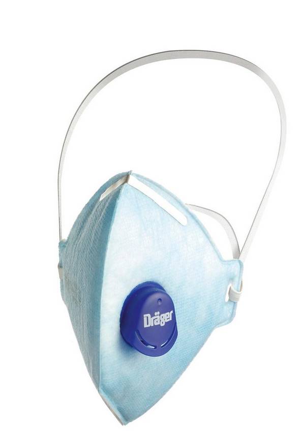 Dräger partikelfiltr. Halbmaske X-plore 1720 V Odour, Ventil + Aktivkohle, FFP2, NR, VE = 10 Stück