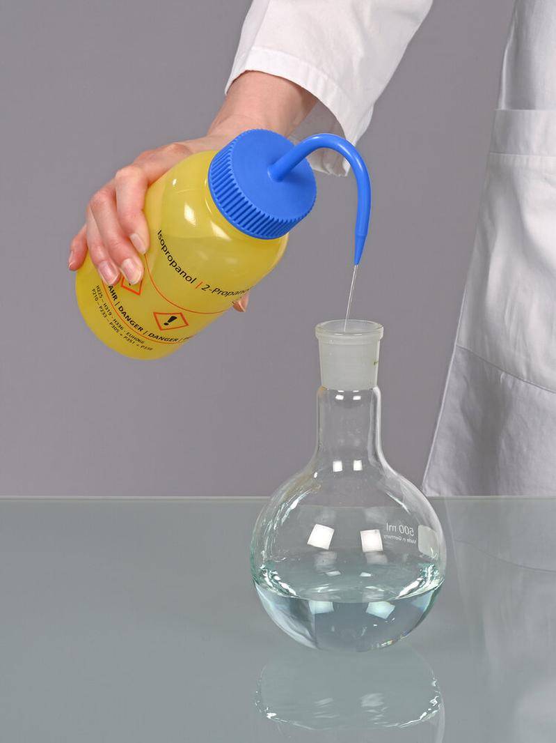 Sicherheits-Spritzflasche aus LDPE, mit Aufdruck "Isopropanol", 500 ml, VE = 12 Stück-2
