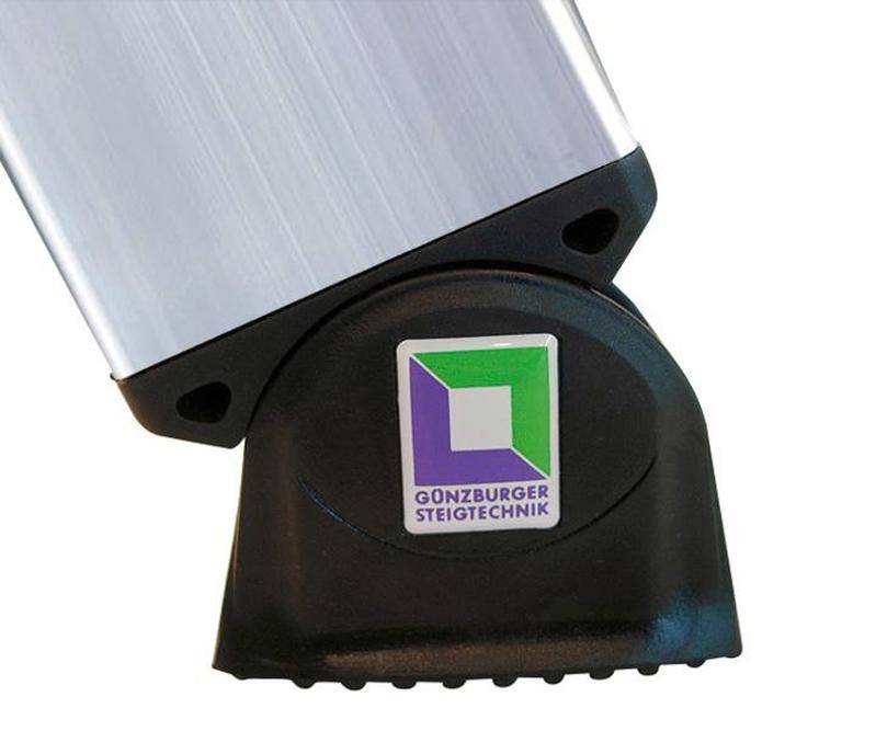 Stufenstehleiter aus Aluminium, beidseitig begehbar, mit ergo-pad® Griffzone, 2 x 4 Stufen-2
