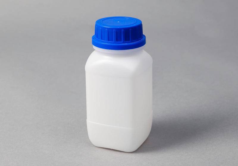 Weithalsflaschen aus HDPE, eckig, natur-transparent, 500 ml, mit UN-Zulassung, 15 Stück-2