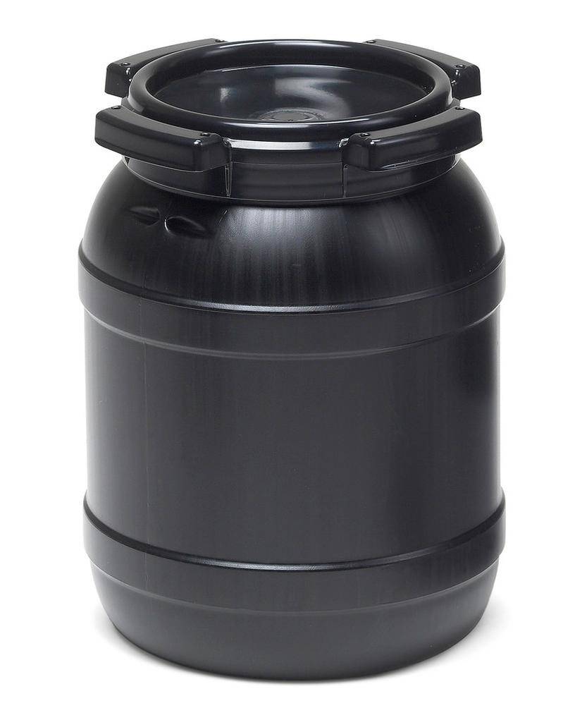 Weithalsfass WH 6, mit UV-Schutz, 6 l, schwarz, mit UN-Zulassung-2