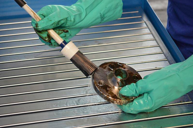 Teilewaschgerät G50-I, mit Anschluss für ein Fass à 50 Liter Kaltreiniger, stationär-1