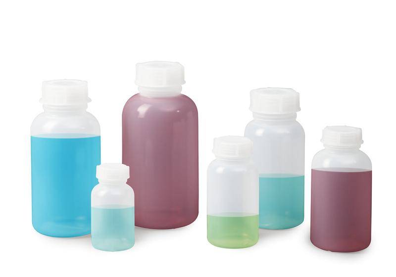 Weithalsflaschen aus LDPE, rund, natur-transparent, 1000 ml, 12 Stück-1