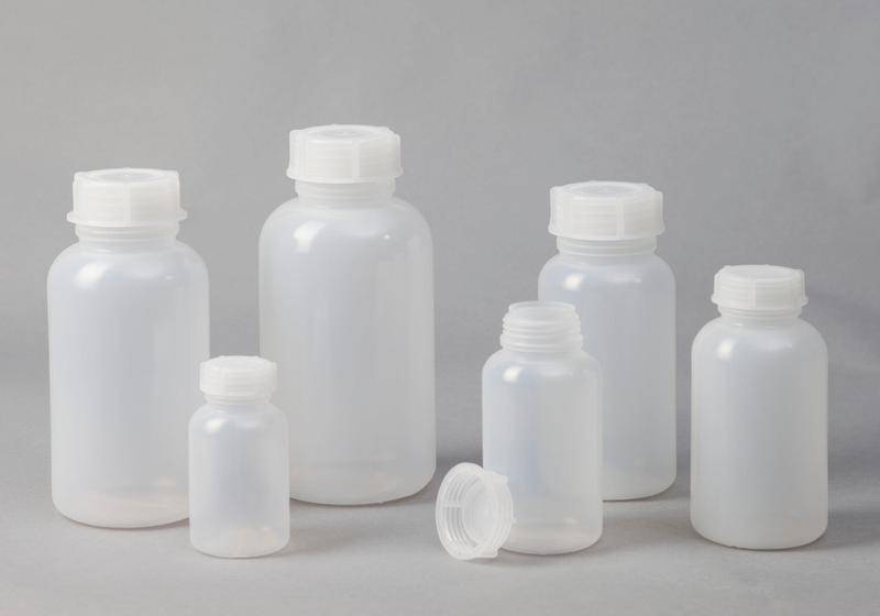 Weithalsflaschen aus LDPE, rund, natur-transparent, 1000 ml, 12 Stück-2