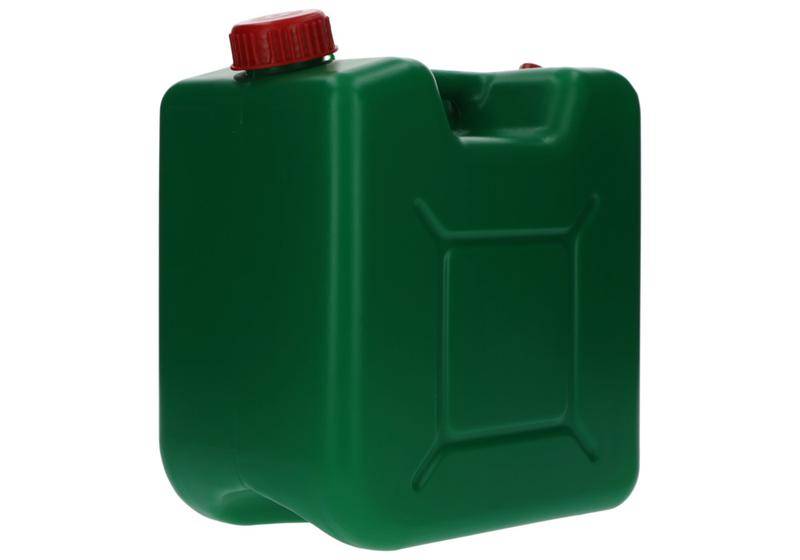 Entsorgungskanister aus PE-HD, mit Einfüllöffnung und Entlüftungsverschraubung, 10 Liter, grün-2