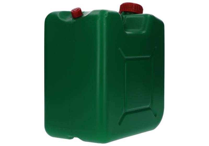 Entsorgungskanister aus PE-HD, mit Einfüllöffnung und Entlüftungsverschraubung, 10 Liter, grün-3