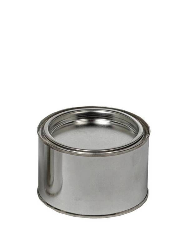 Weißblechringdeckeldose 375 ml, mit Deckel, VE = 75 Stück