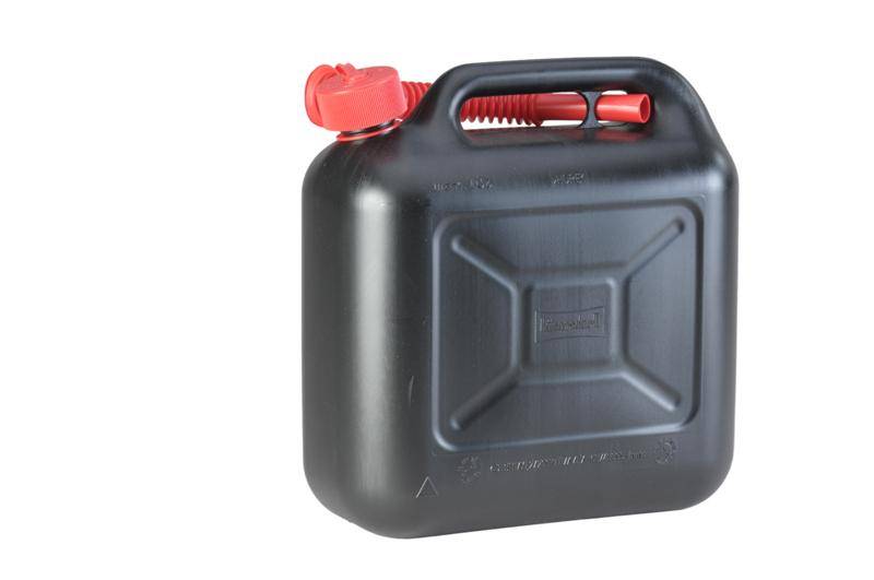Kraftstoff-Kanister STANDARD, 10 Liter, schwarz, mit UN-Zulassung, VE = 5 Stück-0