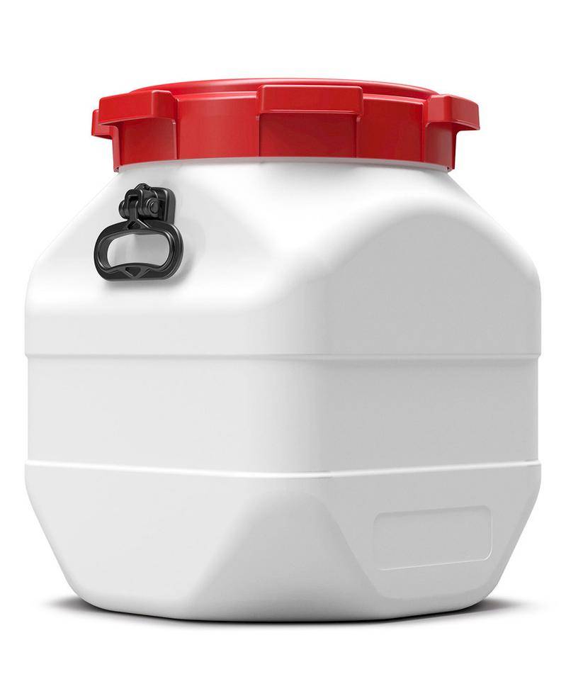 Weithalsfass aus Polyethylen (PE), quadratisch, 50 Liter-1