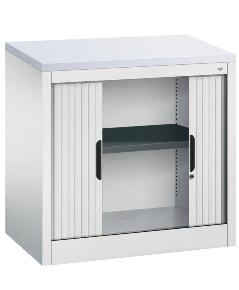 C+P Rollladenschrank Omnispace, 800 x 420 x 720 mm, lichtgrau-1