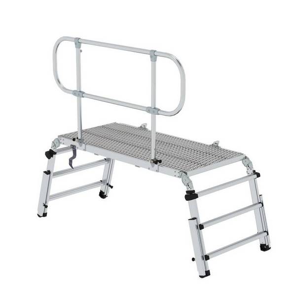 Rettungs-und Arbeitsplattform Premium aus Aluminium, mit rutschsicherem Belag