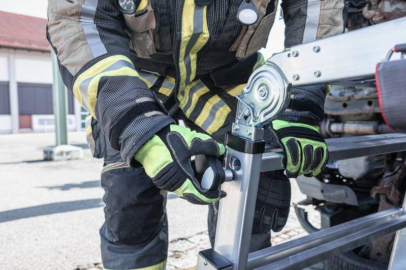 Rettungs-und Arbeitsplattform Premium aus Aluminium, mit rutschsicherem Belag-3
