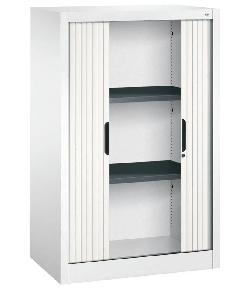 C+P Rollladenschrank Omnispace, als Sideboard, 800 x 420 x 1230 mm, weiß-1