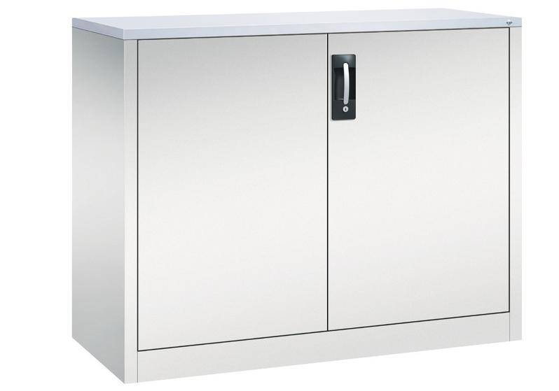 C+P Büroschrank Acurado, H1000xB1200xT500mm, 7035/7035