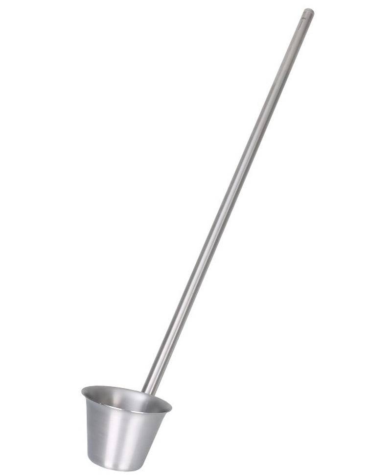 Schöpfer, mit Stange, aus Edelstahl V2A, 1000 ml Volumen-0
