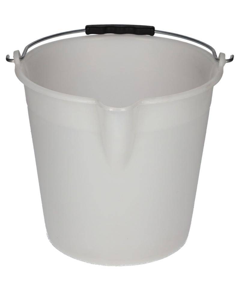 Industrie-Eimer aus Polyethylen, 9 Liter, weiß, VE = 10 Stück-2