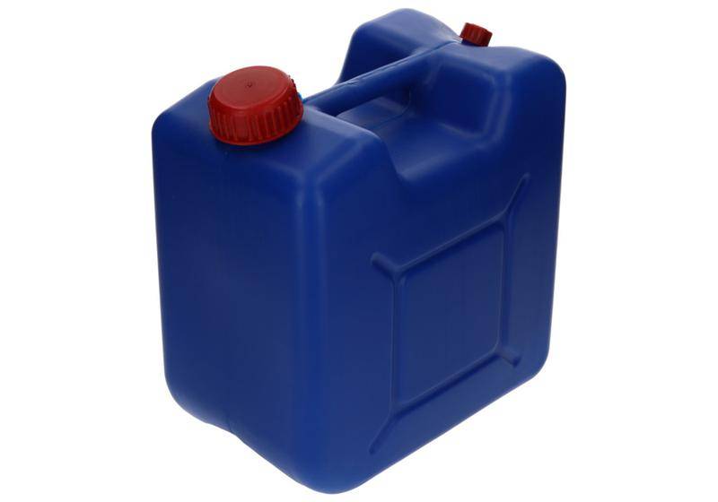 Entsorgungskanister aus PE-HD, mit Einfüllöffnung und Entlüftungsverschraubung, 10 Liter, blau-2