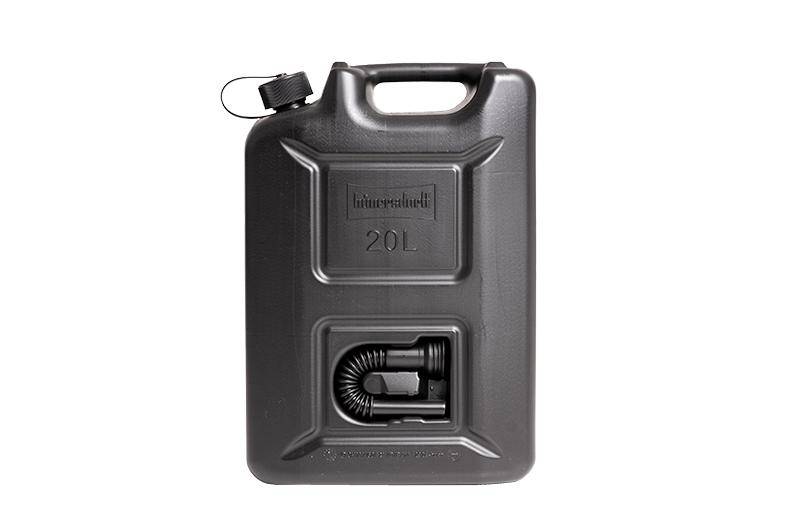 Kraftstoff-Kanister PROFI, 20 Liter, schwarz, mit UN-Zulassung, VE = 3 Stück-0
