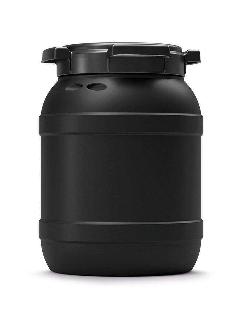 Leitfähiges Weithals-Fass aus Polyethylen (PE), 6 Liter Volumen-1