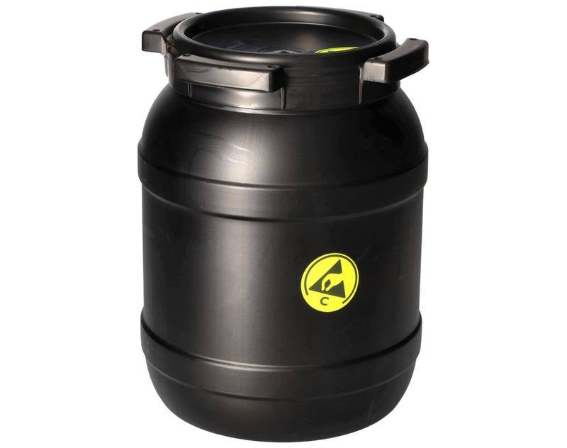 Leitfähiges Weithals-Fass aus Polyethylen (PE), 6 Liter Volumen-2