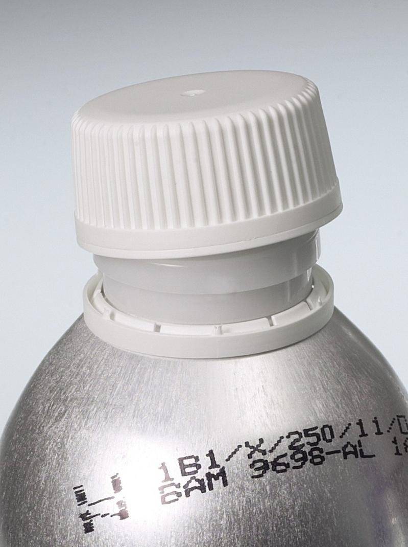 Aluminium-Flasche, 60 ml, mit UN-Transportzulassung, VE = 15 Stück-1