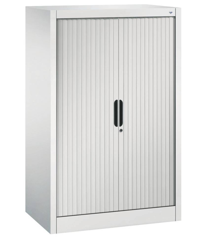 C+P Rollladenschrank Omnispace, als Sideboard, 800 x 420 x 1230 mm, lichtgrau-0
