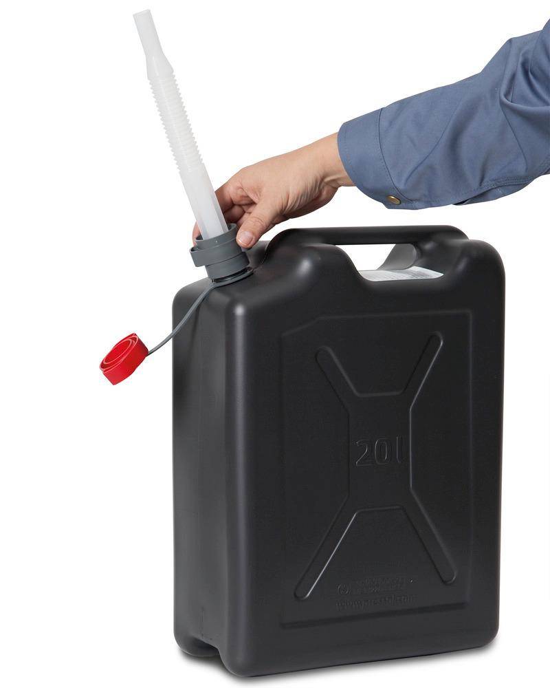 Sicherheitskanister aus Kunststoff, 20 Liter Volumen-3