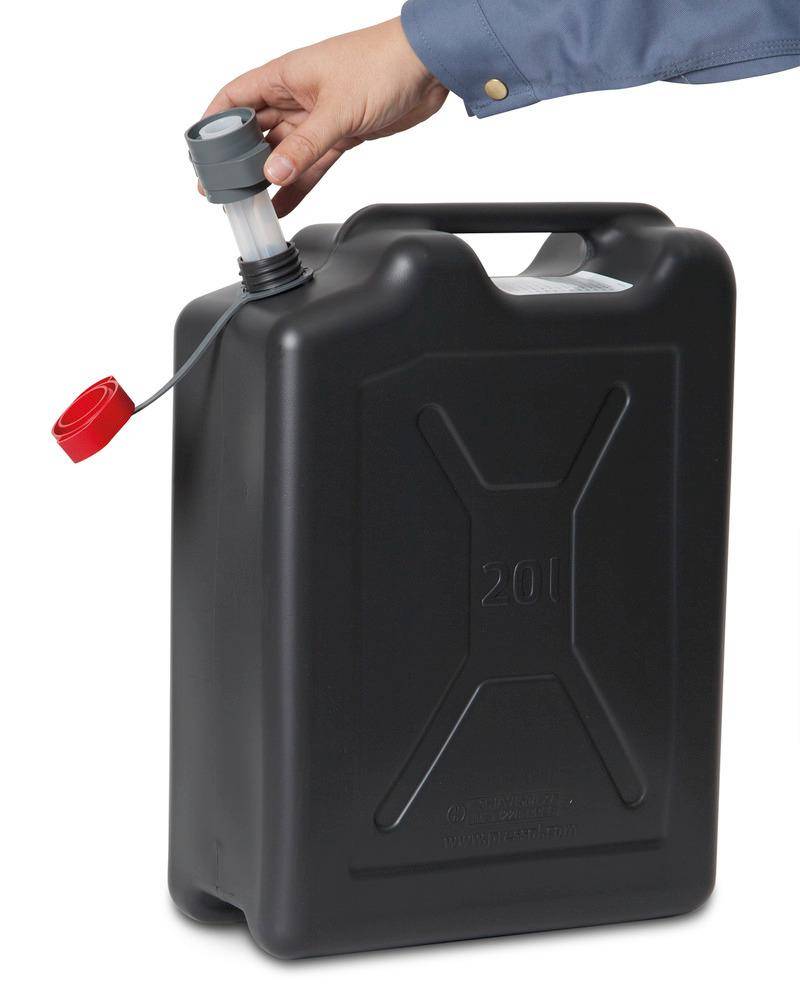 Sicherheitskanister aus Kunststoff, 20 Liter Volumen-4