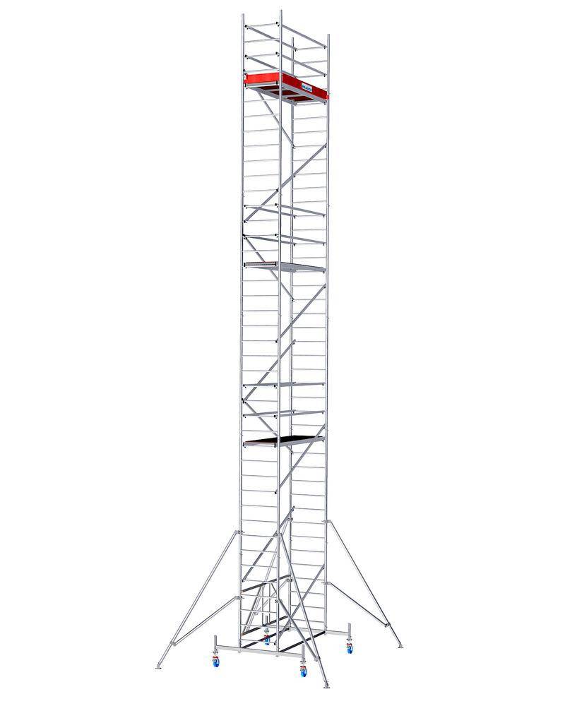 Faltgerüst aus Aluminium, 11,80 m Arbeitshöhe-2