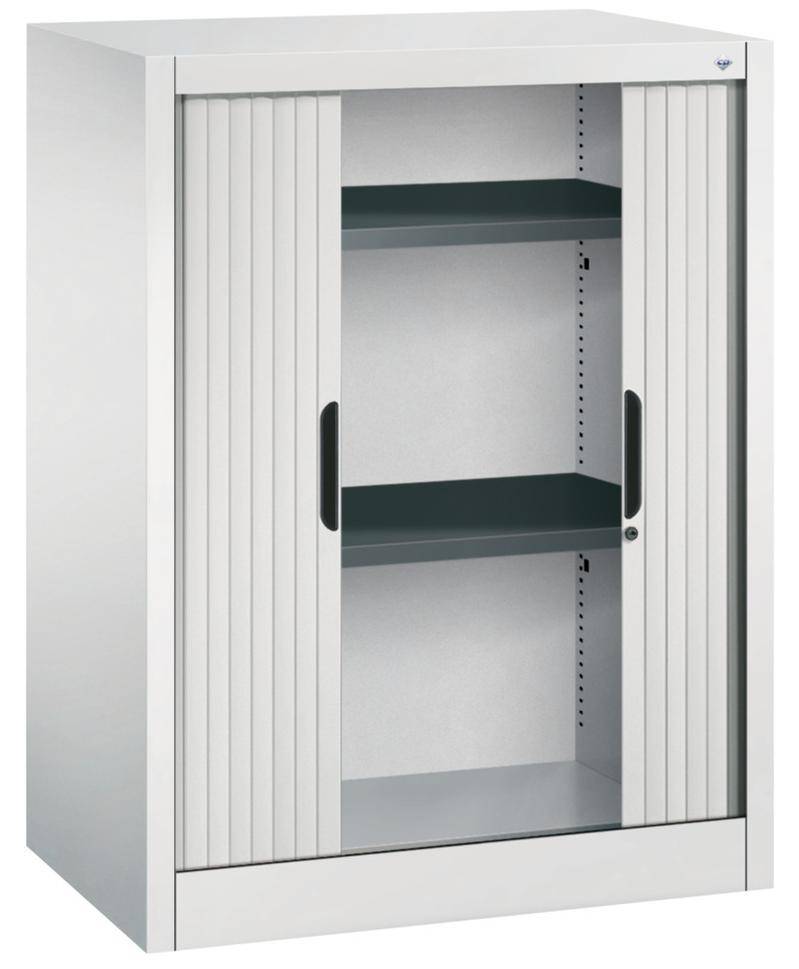 C+P Rollladenschrank Omnispace, als Sideboard, 800 x 420 x 1030 mm, lichtgrau-1