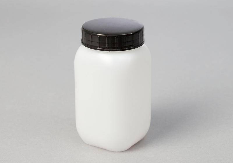 Weithalsflaschen aus HDPE, eckig, natur-transparent, 500 ml, 20 Stück-4