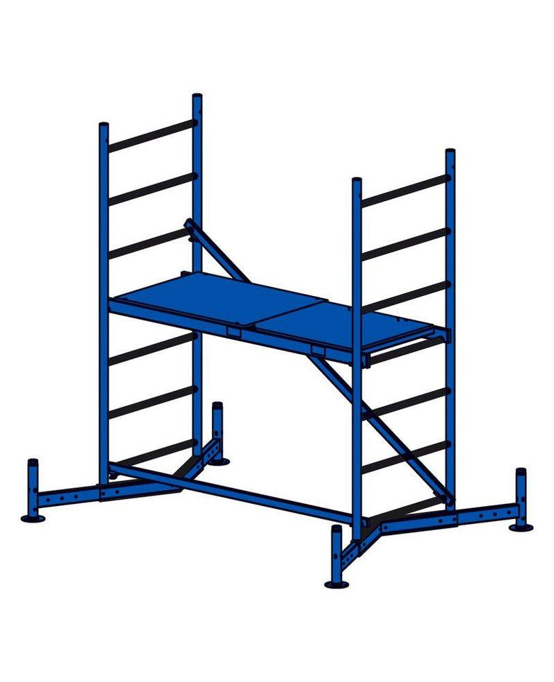 Arbeitsgerüst aus Aluminium, Grundgerüst-0
