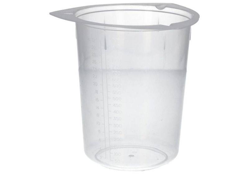 Universal-Messbecher aus PP, mit Ausgusslippen, 1000 ml, 12 Stück-0